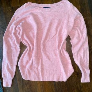 pink american eagle sweater